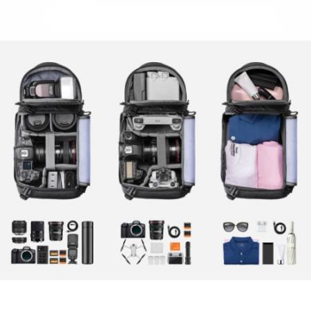 K&F Concept KF4285 Beta Messenger 10 l - plecak fotograficzny typu sling bag - przykład użycia